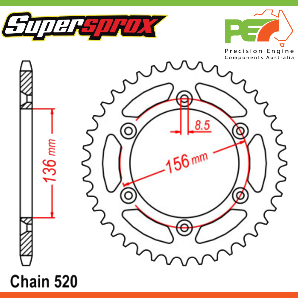 SHERCO OEM - REAR SPROCKET 42D