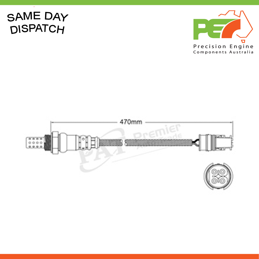Oxygen Sensor Post-Cat for Jeep Wrangler JK 3.8 O2 Rear 07 - 09 LH or RH Oxygen Sensor Post-Cat for Jeep Wrangler JK 3.8 O2 Rear 07 - 09 LH or RH