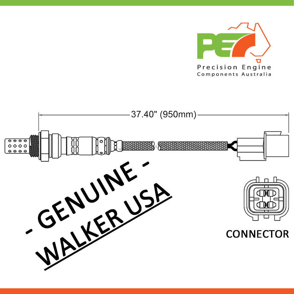Oxygen Sensor for Mitsubishi Lancer EVO 7 VII O2 4G63T I4 Turbo CP9A Pre-Cat Oxygen Sensor for Mitsubishi Lancer EVO 7 VII O2 4G63T I4 Turbo CP9A Pre-Cat
