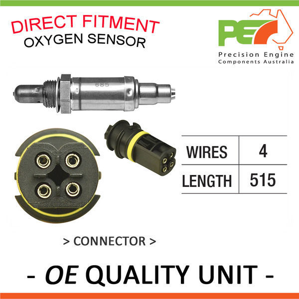 4 x o2 Oxygen Sensors for Mercedes Benz E240 W210 9/97-6/99 Euro 3 Emissions
