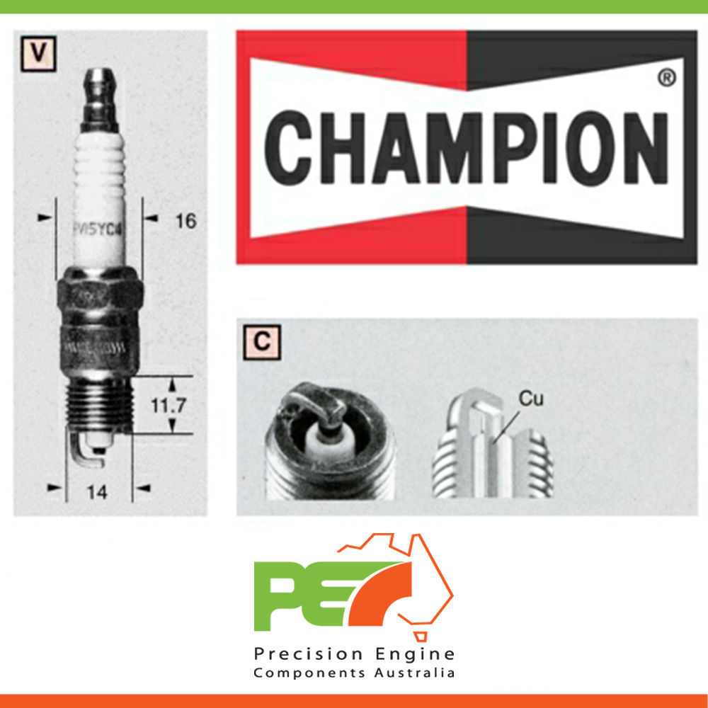 6x Champion Spark Plug Rv8c Car Parts Vehicle Parts Accessories