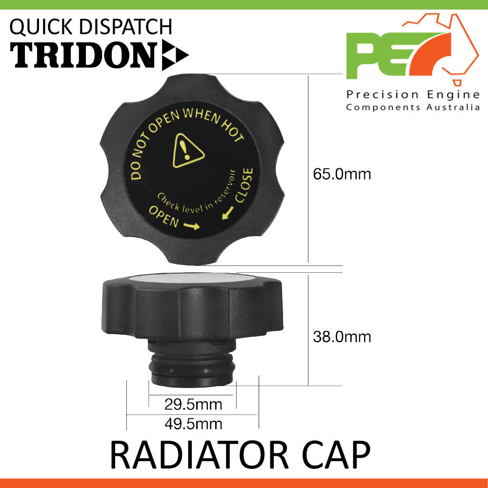 New * TRIDON * Radiator Cap For Holden Commodore V6,V8 VZ VE VE (LPG