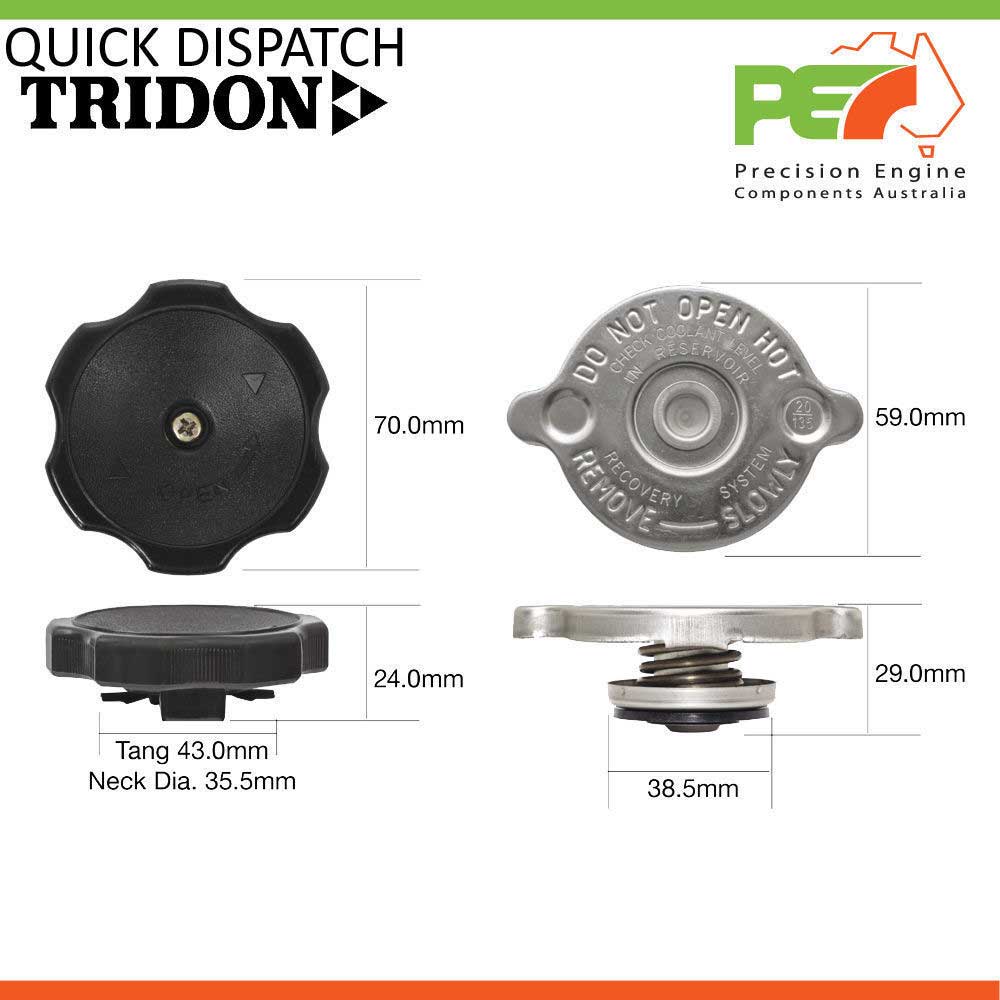 radiator cap dimensions