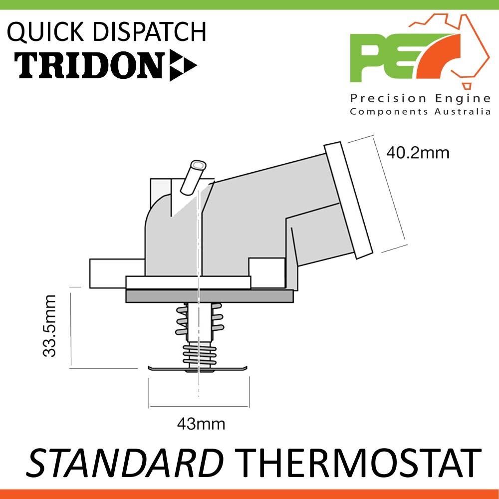 New TRIDON High Flow Thermostat For Mercedes Benz C250D TD W202 2.5L