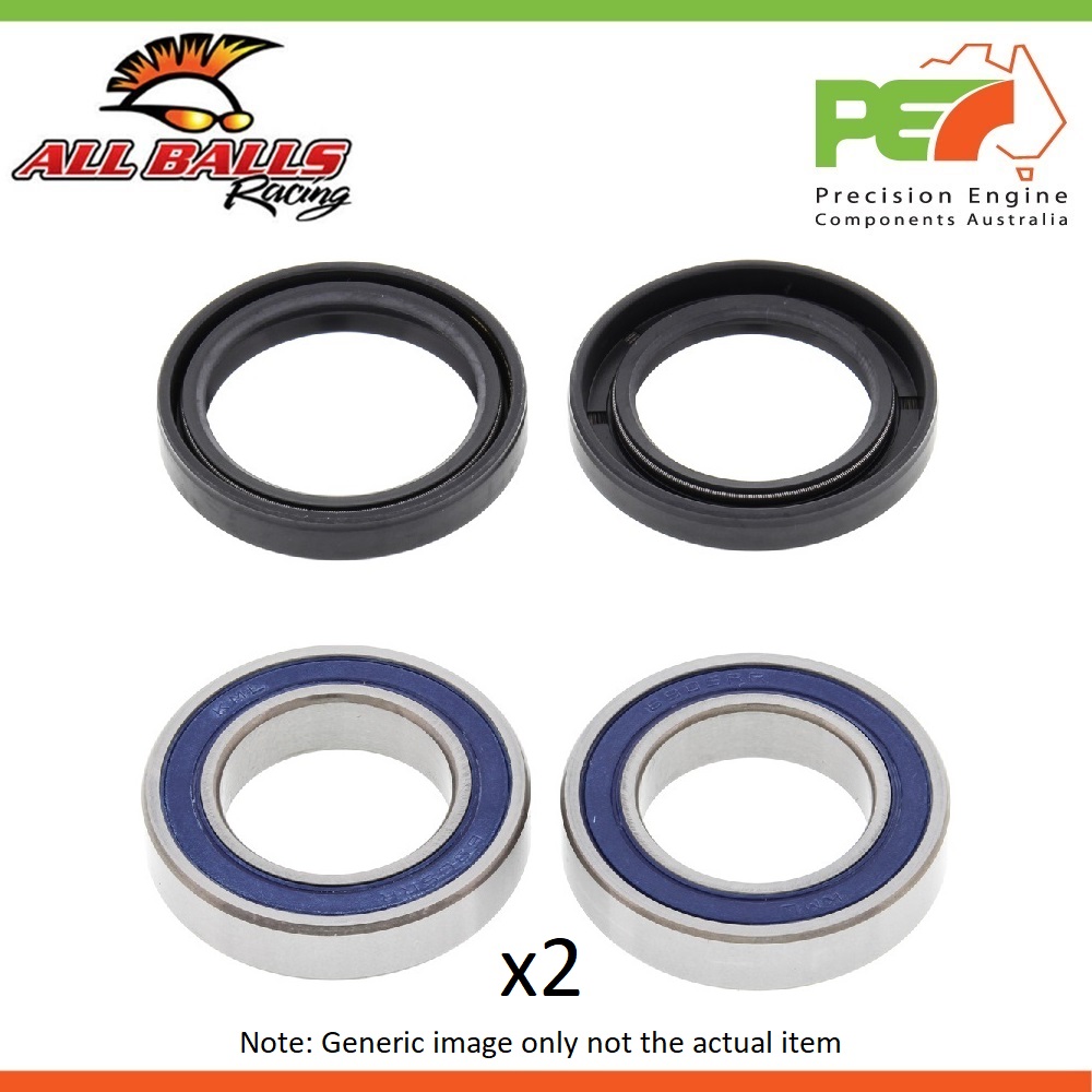 All Balls Front Rear Wheel Bearing Kit For Harley D 1450 FLSTF Fat Boy